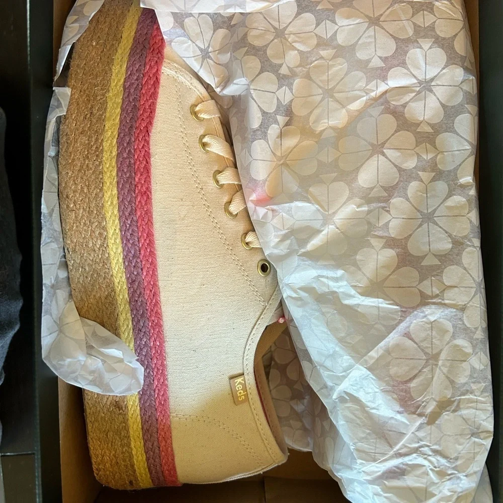 Kate spade triple up Keds size 9